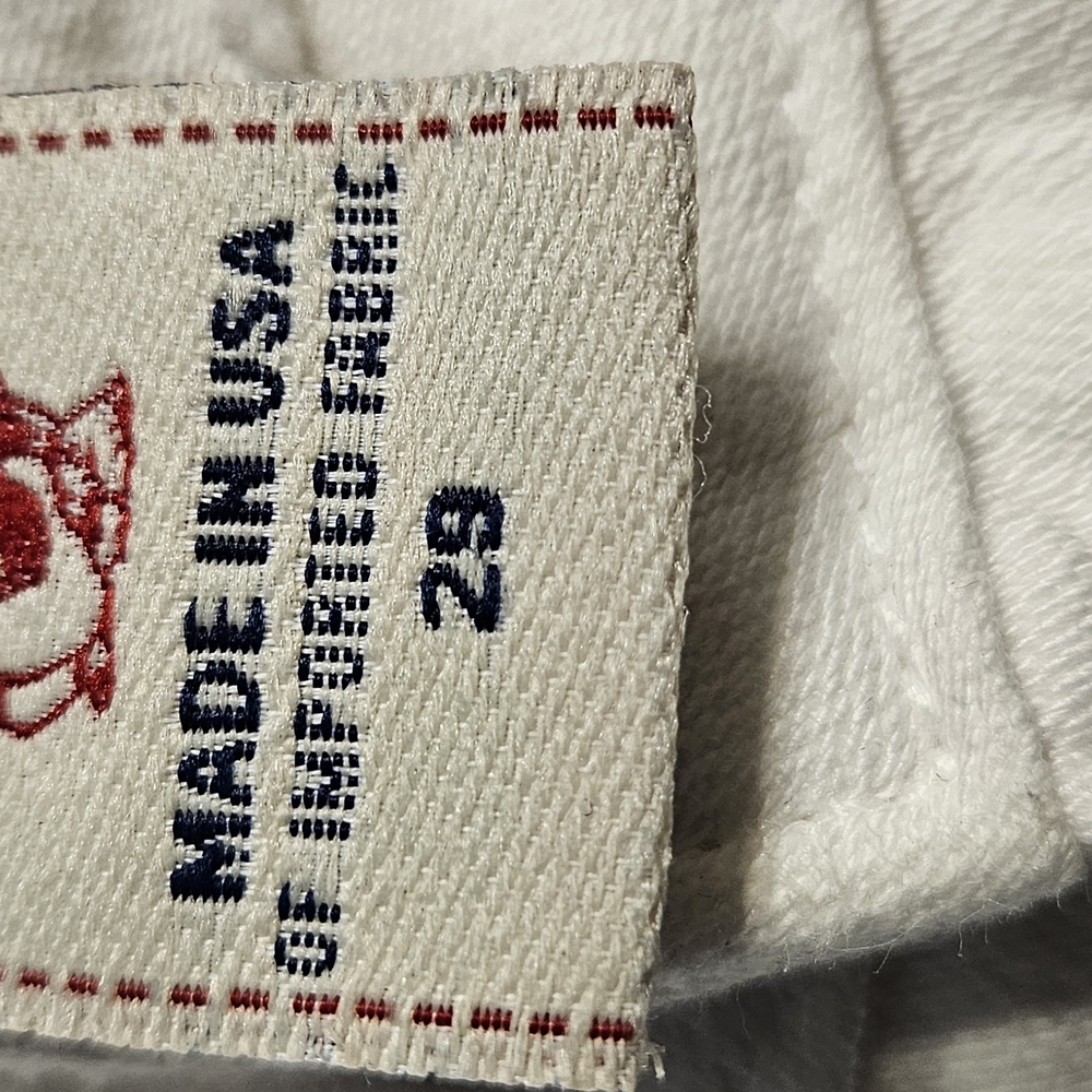 True Religion White Boot Cut Jeans